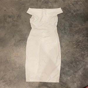 White Gianni bini dress